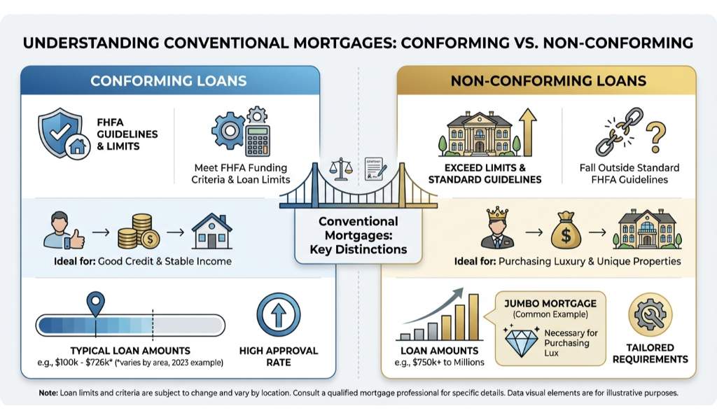 Conforming vs. Non-Conforming Conventional Loans