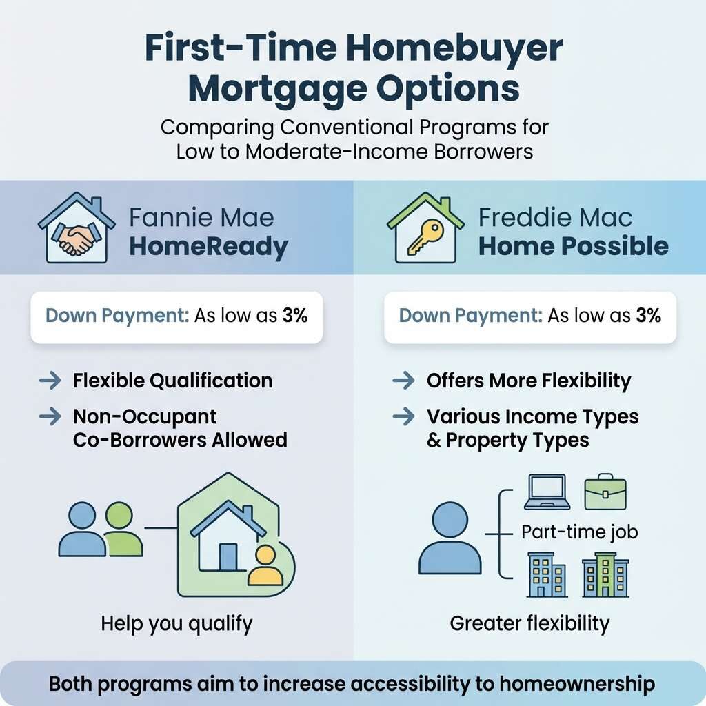 Top Loan Options: HomeReady and Home Possible