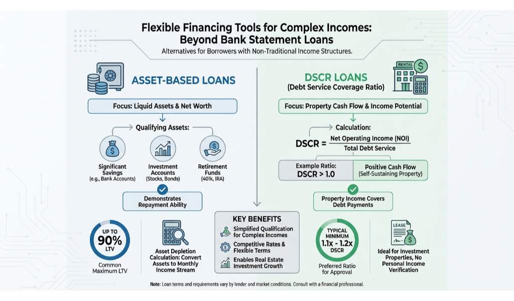 Exploring Asset-Based, DSCR, and Non-QM Options