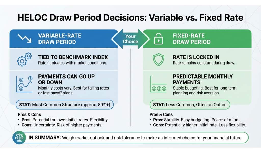 Variable-Rate vs. Fixed-Rate Draw Periods