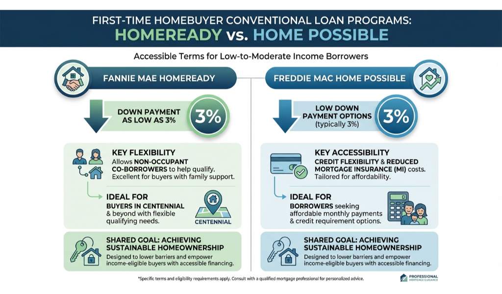 Top First-Time Home Buyer Mortgage Options: HomeReady and Home Possible